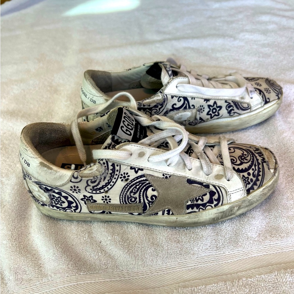 Golden Goose Limited Edition Bandana Sneaker Size 5.5/36